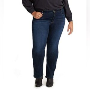 NWT Levi's Blue Boot Cut Jeans with Classic Style Size 22W